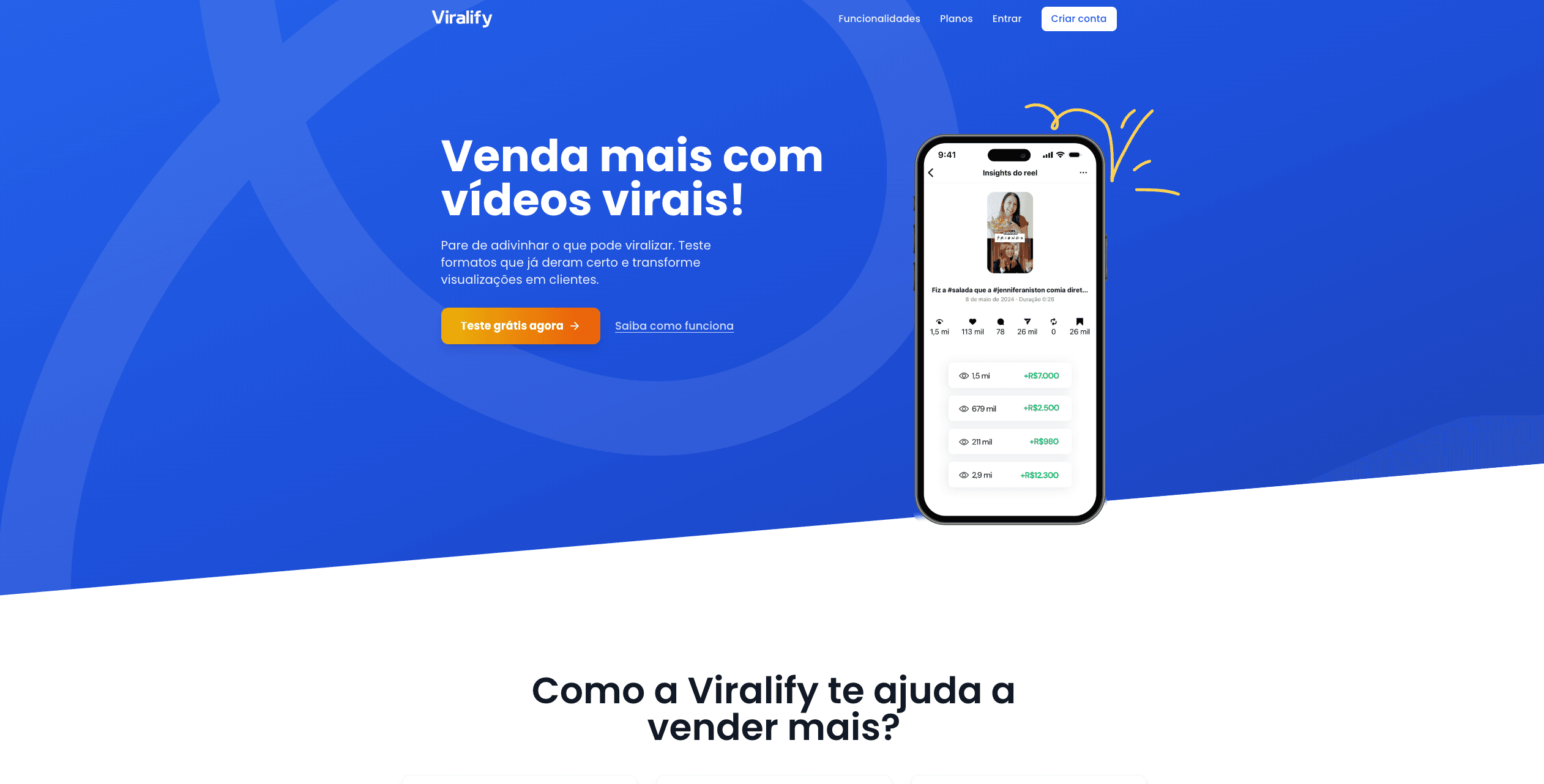 Viralify - Plataforma de análise de vídeos virais com IA